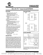 24AA32-P datasheet pdf Microchip