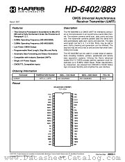 HD6402 datasheet pdf Harris Semiconductor