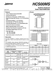 HCS00HMSR datasheet pdf Intersil