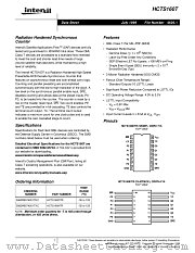 HCTS160T datasheet pdf Intersil