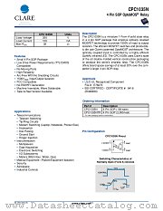 CPC1035 datasheet pdf Clare Inc