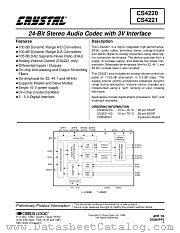 CS4221-KS datasheet pdf Cirrus Logic