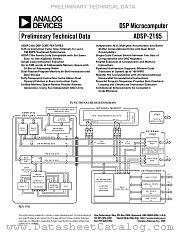 ADSP-2195 datasheet pdf Analog Devices