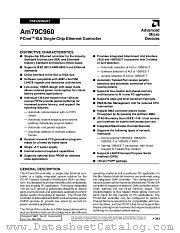 AM79C960KCW datasheet pdf Advanced Micro Devices