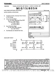 MIG15J805H datasheet pdf TOSHIBA