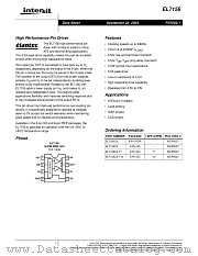 EL7156CS-T13 datasheet pdf Intersil