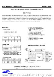 KM416V4004C datasheet pdf Samsung Electronic