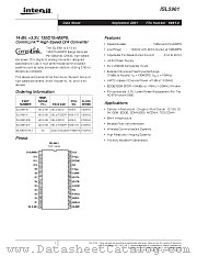 ISL5961EVAL1 datasheet pdf Intersil