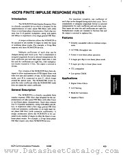 NCR45CF datasheet pdf Symbios Semiconductors