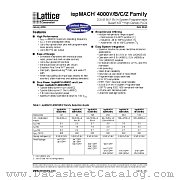 LC4064V datasheet pdf Lattice Semiconductor