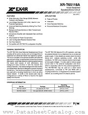 XR-T65118A datasheet pdf Exar