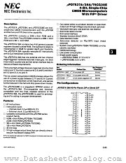 UPD75CG38E datasheet pdf NEC