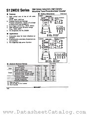 S12MD2 datasheet pdf SHARP
