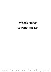 W83627HF-AW datasheet pdf Winbond Electronics