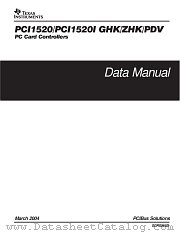 PCI1520I datasheet pdf Texas Instruments