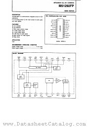 M51292 datasheet pdf Mitsubishi Electric Corporation