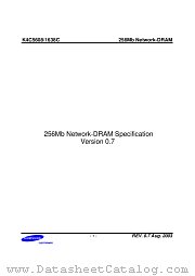 K4C561638C-TCDA datasheet pdf Samsung Electronic