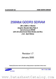 K4J55323QF-GC14 datasheet pdf Samsung Electronic