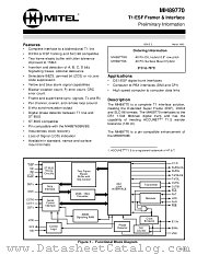 MH89770N datasheet pdf Mitel Semiconductor