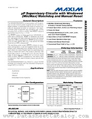 MAX6323-MAX6324 datasheet pdf MAXIM - Dallas Semiconductor