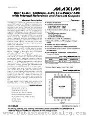 MAX1190ECM datasheet pdf MAXIM - Dallas Semiconductor