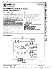 NS32FX210J datasheet pdf National Semiconductor