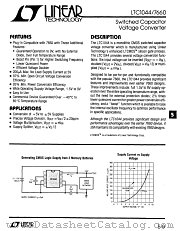 LTC1044C datasheet pdf Linear Technology