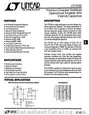 LTC1050ACN8 datasheet pdf Linear Technology
