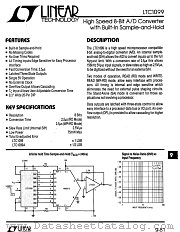 LTC1099IN datasheet pdf Linear Technology