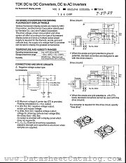 CD1863 datasheet pdf TDK Semiconductor