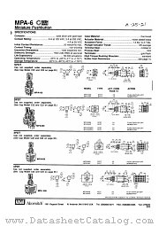MPA206 datasheet pdf Tyco Electronics