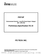 IT8712F datasheet pdf Integrated Technology Express Inc