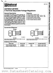 LM79MG datasheet pdf National Semiconductor