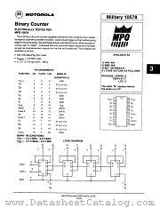 10578 datasheet pdf Motorola