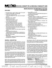MX29LV800 datasheet pdf Macronix International
