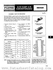 MB4051 datasheet pdf Fujitsu Microelectronics