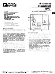 AD776AQ datasheet pdf Analog Devices
