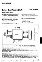 SAB82511 datasheet pdf Siemens
