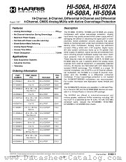 HI3-506A datasheet pdf Harris Semiconductor