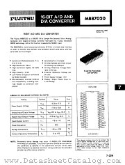 MB87020 datasheet pdf Fujitsu Microelectronics