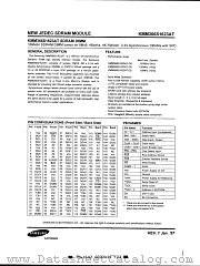 KMM366S1623AT datasheet pdf Samsung Electronic