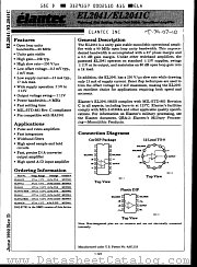 EL2041 datasheet pdf Elantec Semiconductor