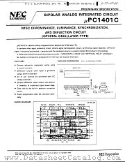 UPC1401C datasheet pdf NEC