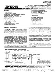 MP8776 datasheet pdf Exar