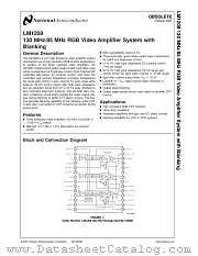 LM1208N datasheet pdf National Semiconductor