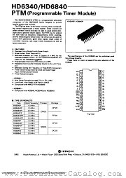 HD6840 datasheet pdf Hitachi Semiconductor
