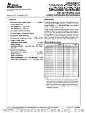 74HCT4051 datasheet pdf Texas Instruments