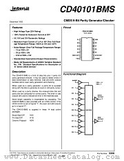 CD40101BMS datasheet pdf Intersil
