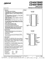 CD4097BMS datasheet pdf Intersil