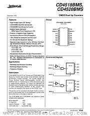 CD4518 datasheet pdf Intersil